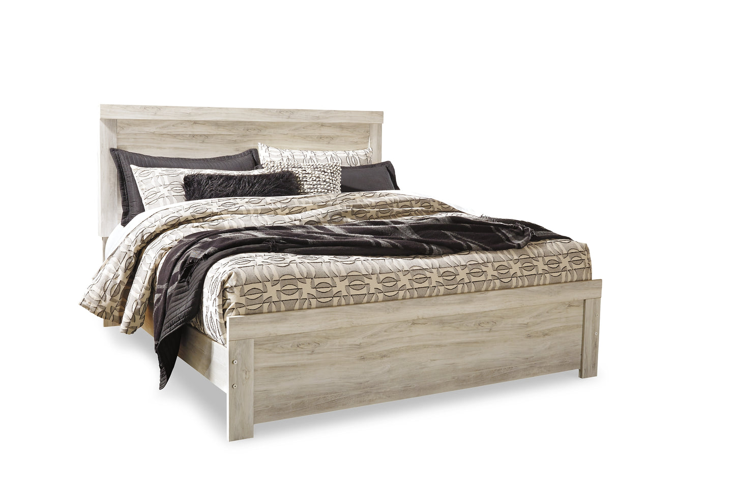 Bellaby Panel Bed With Mirrored Dresser And 2 Nightstands