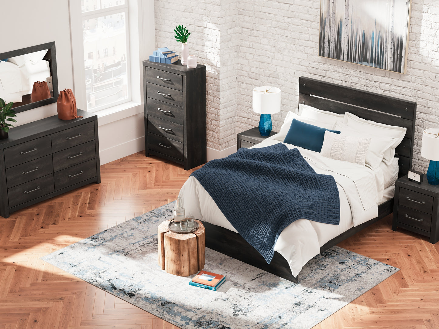 Hollivern Panel Bed