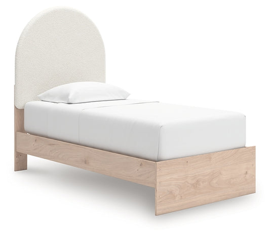 Arloster Twin Upholstered Panel Bed