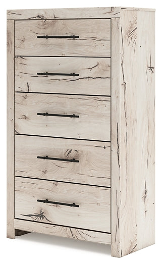 Twin Panel Headboard with Mirrored Dresser, Chest and Nightstand