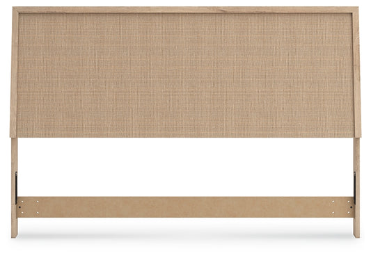 Cielden King Panel Headboard with Mirrored Dresser and Nightstand