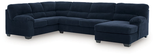 SimpleJoy 3-Piece Sectional with Chaise