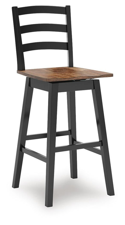 Wildenauer Tall Swivel Barstool (2/CN)