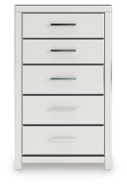Zuraleus Queen Upholstered Panel Bed, Dresser, Mirror and Nightstand