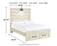 Cambeck  Panel Bed With 2 Storage Drawers