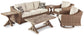 Beachcroft Outdoor Sofa and  2 Lounge Chairs with Coffee Table and 2 End Tables