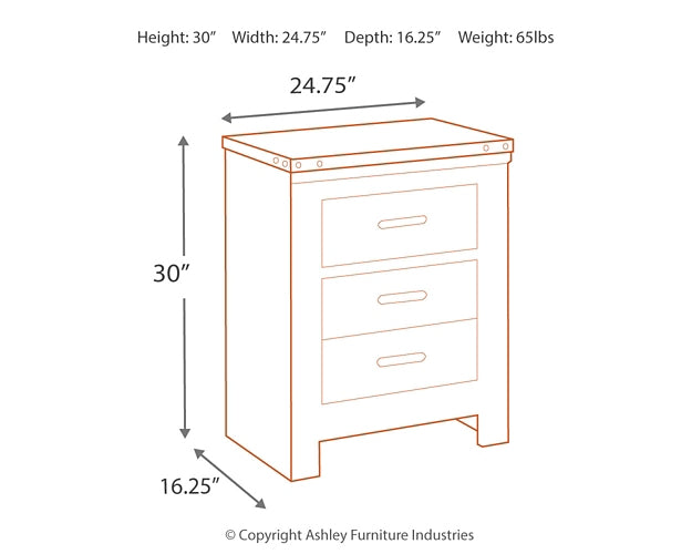 Trinell King/California King Panel Headboard with Mirrored Dresser and 2 Nightstands