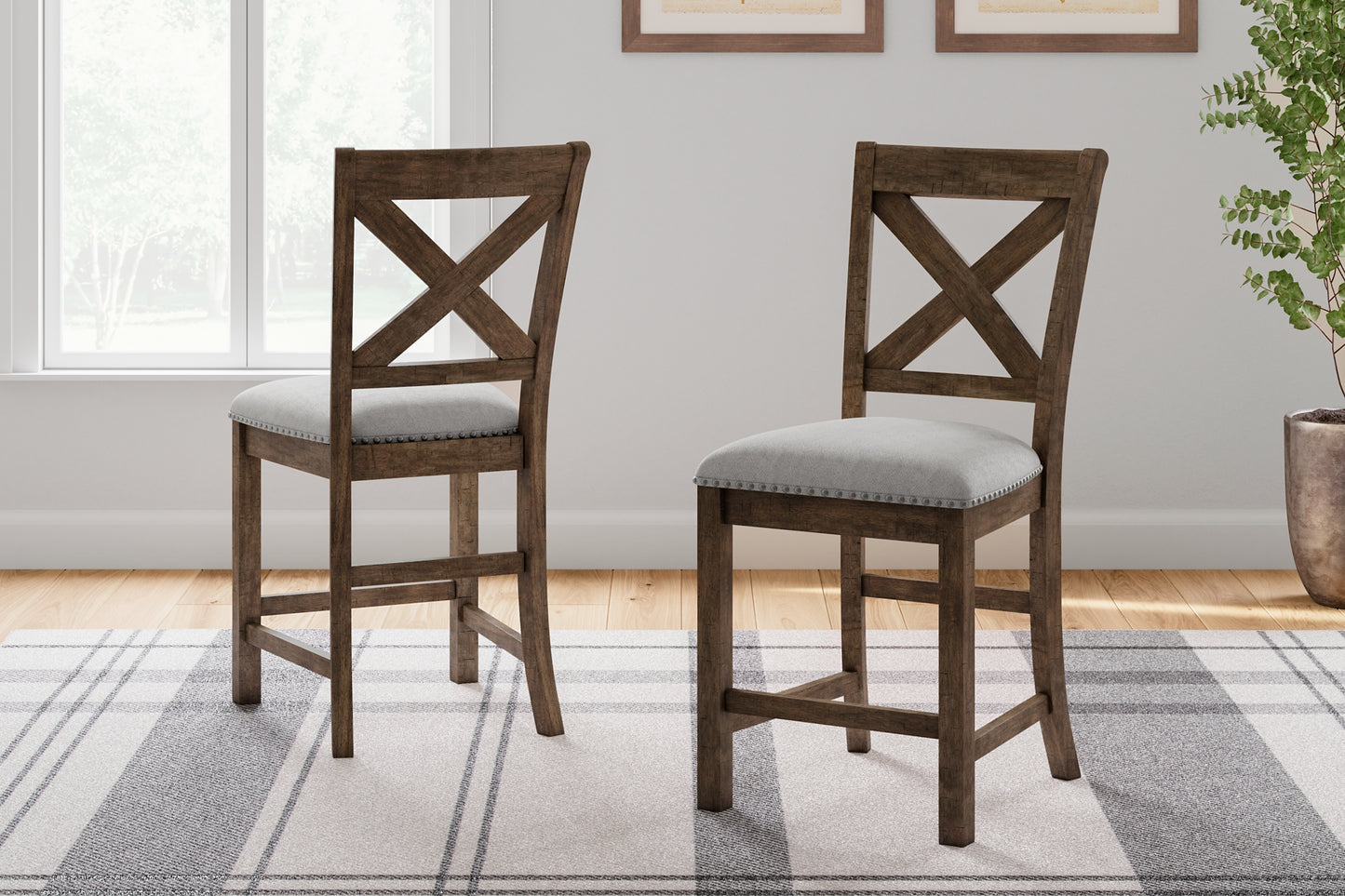 Moriville Upholstered Barstool (2/CN)