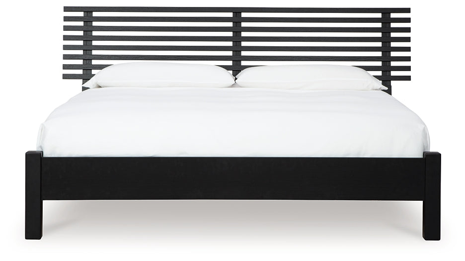Danziar  Slat Panel Bed