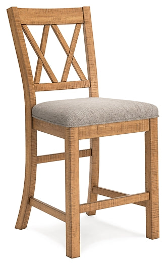 Havonplane Upholstered Barstool (2/CN)