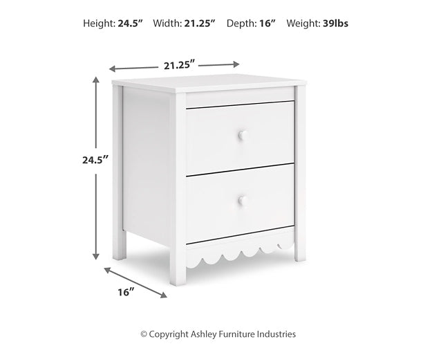 Hallityn Full Panel Headboard with Dresser and Nightstand