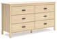 Cabinella Full Platform Panel Bed with Dresser, Chest and 2 Nightstands