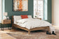 Deanlow Full Platform Panel Bed with Dresser and Nightstand