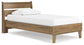 Deanlow Twin Platform Panel Bed with Nightstand