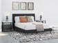 Cadmori Queen Upholstered Bed with 2 Nightstands