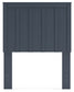 Simmenfort Twin Panel Headboard with Dresser and 2 Nightstands