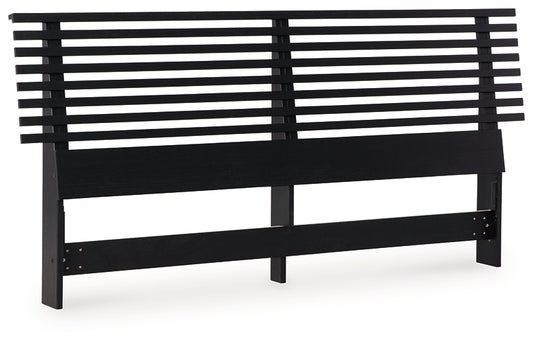 Danziar Queen Panel Headboard with Mirrored Dresser and Chest