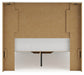 Full Panel Storage Bed with Mirrored Dresser, Chest and Nightstand