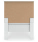 Bostwick Shoals Twin Panel Bed with Mirrored Dresser and Chest