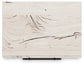 Queen Panel Headboard with Mirrored Dresser and Nightstand