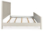 Shaybrock King Panel Bed with Mirrored Dresser and Chest