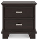 Covetown California King Panel Bed with Mirrored Dresser, Chest and Nightstand