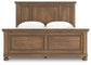 Feddinger King Panel Bed with Mirrored Dresser