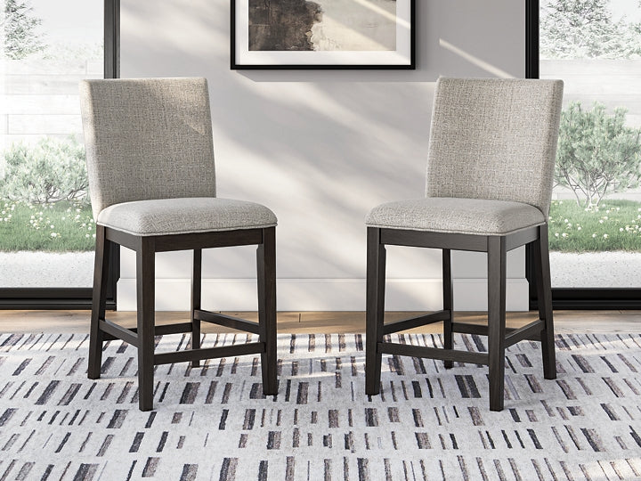Neymorton Upholstered Barstool (2/CN)