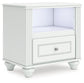 Kozlani One Drawer Night Stand