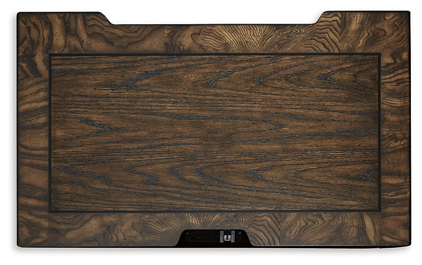 Maylee King Upholstered Bed with Mirrored Dresser, Chest and Nightstand