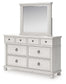 Rowlenstown King Poster Bed, Dresser, Mirror and Nightstand