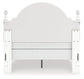 Kozlani Full Upholstered Panel Bed, Dresser, Mirror and Nightstand