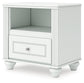 Kozlani Full Upholstered Panel Bed, Dresser, Mirror and Nightstand
