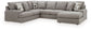 Lindon 3-Piece Sectional with Chaise