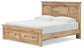 Makidern King Panel Storage Bed