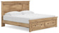 Makidern King Panel Storage Bed