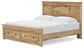 Makidern King Panel Storage Bed