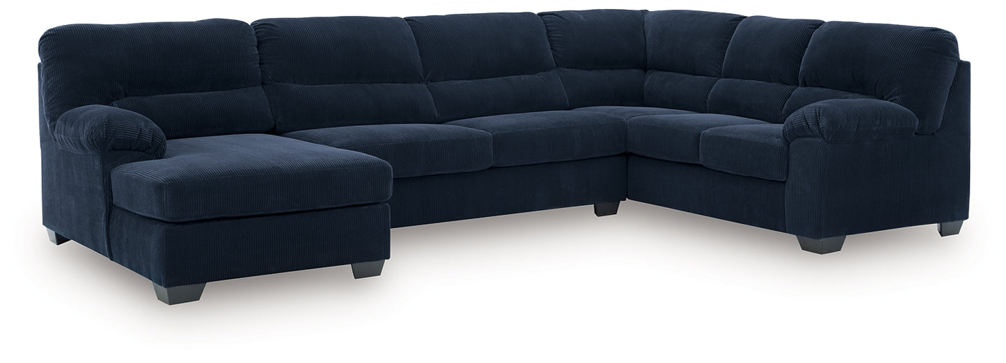SimpleJoy 3-Piece Sectional with Chaise