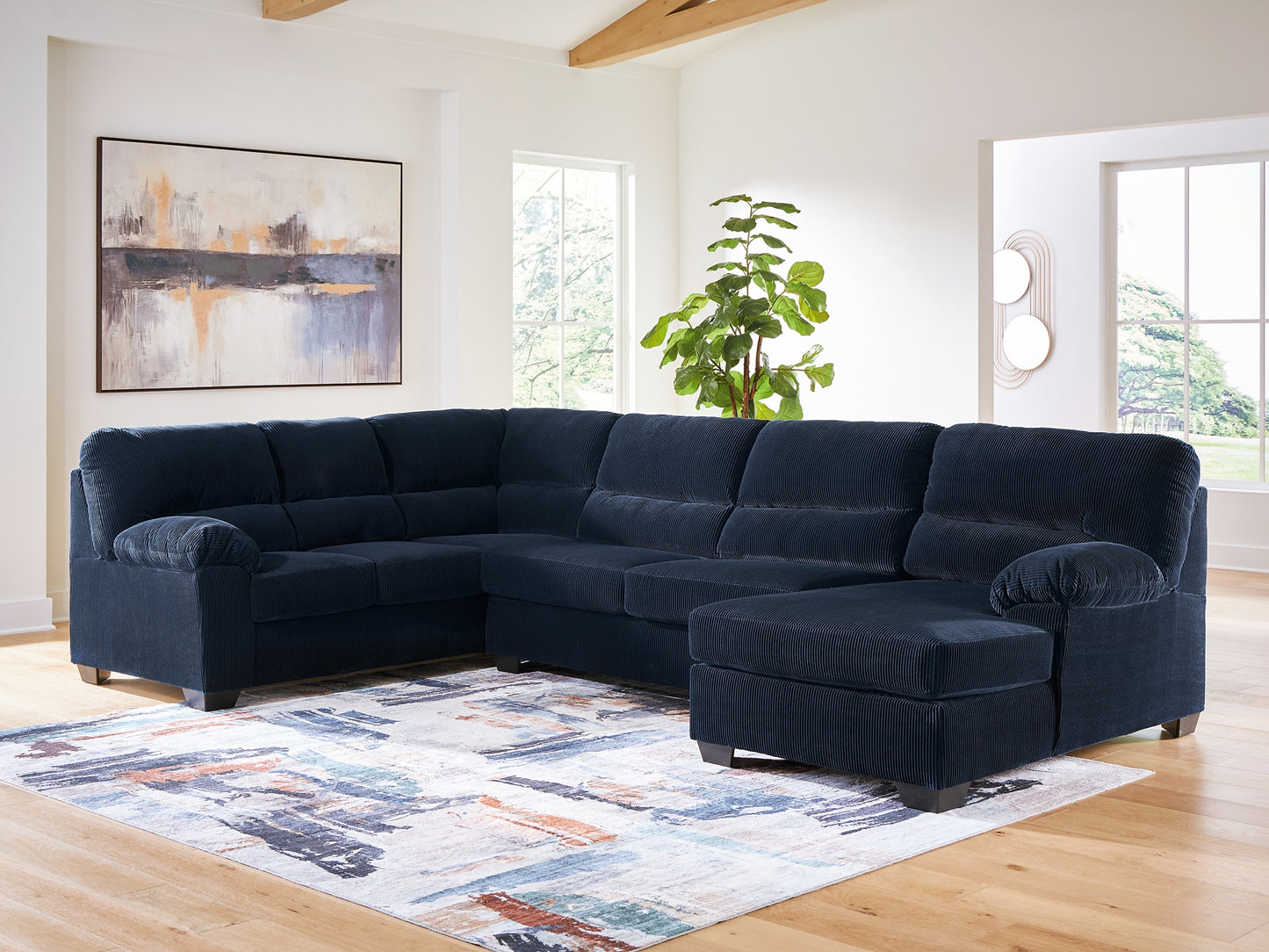 SimpleJoy 3-Piece Sectional with Chaise