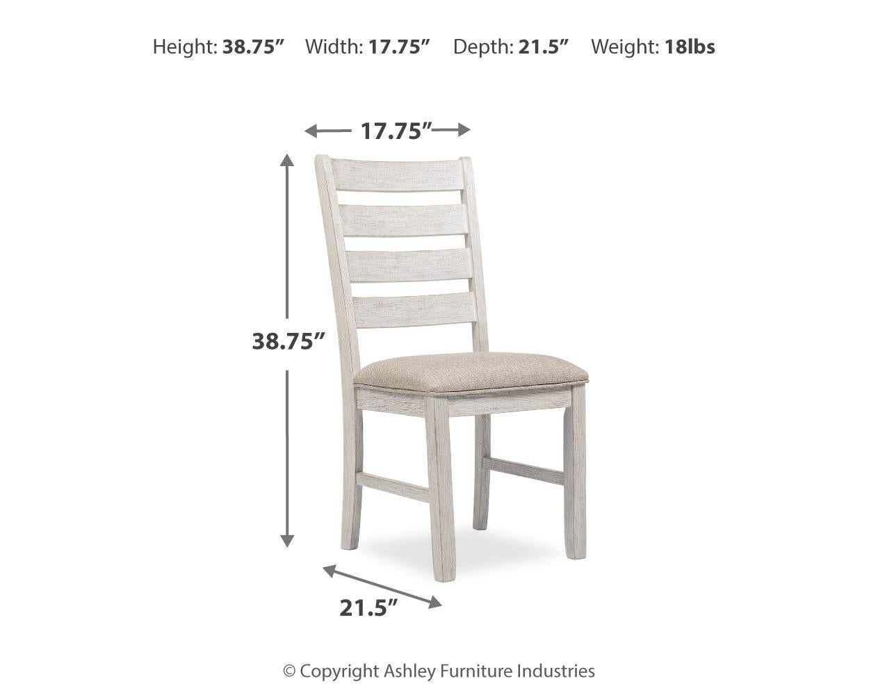 Skempton Dining UPH Side Chair (2/CN)