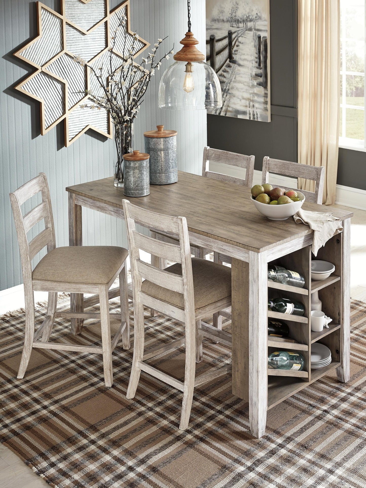 Skempton RECT Counter Table w/Storage
