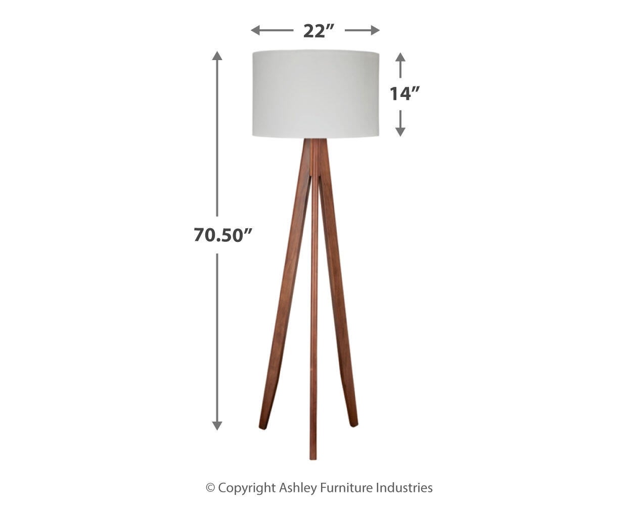 Dallson Wood Floor Lamp (1/CN)