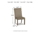 Chrestner Dining UPH Side Chair (2/CN)