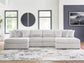 Cuddle Plush 4-Piece Sectional with Chaise