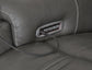 5Z - Pittson 3-Piece Power Reclining Sectional Loveseat with Console