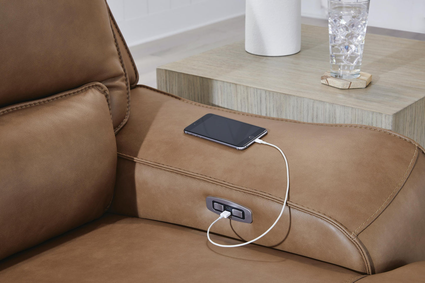 DeepWakes 3-Piece Power Reclining Sectional with Chaise