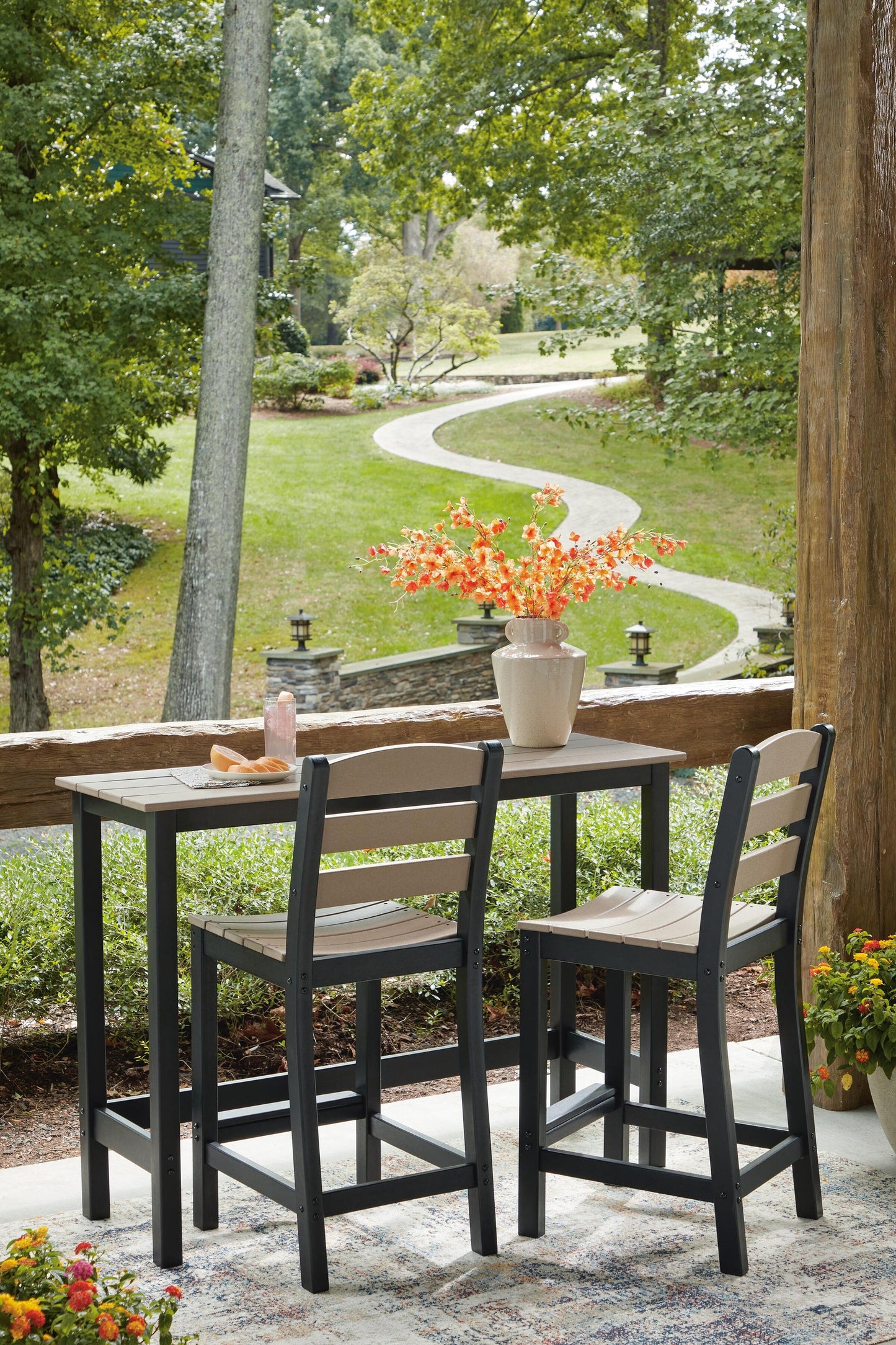 Shoreline Beach Counter Table Set (3/CN)