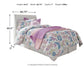 Anarasia Twin Sleigh Headboard, Dresser and Mirror
