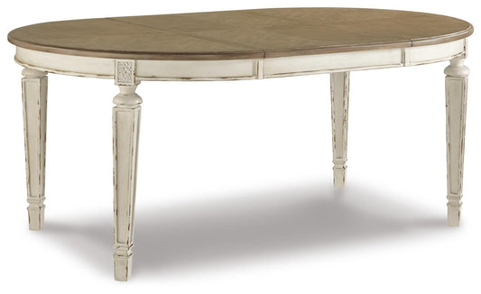 Realyn Dining Table and 6 Chairs