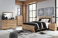 Hyanna King Panel Bed, Dresser and Mirror